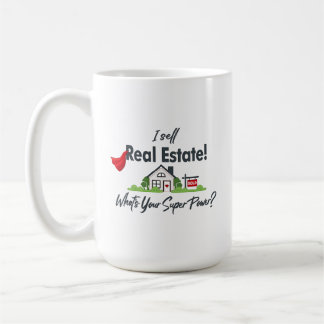 Personlig Realtor Superkraft Fastighetsmugg Kaffemugg