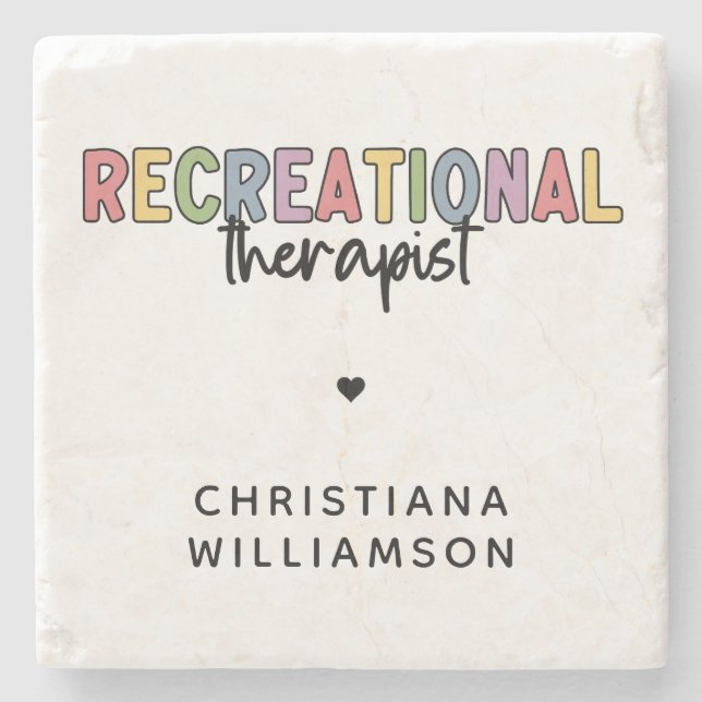 Personlig Recreational Therapist Stenunderlägg (Framsidan)