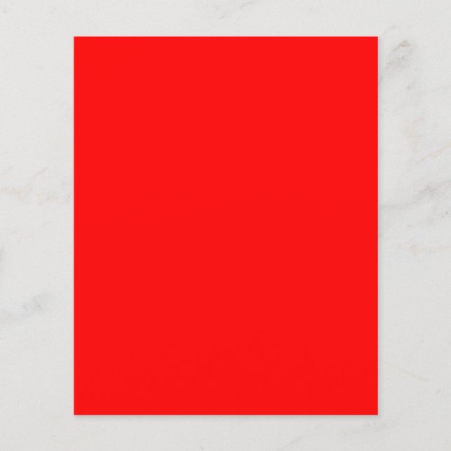 Personlig Red 4.5 x 5.6 Flyer till valfri Tillfäll (Framsidan)