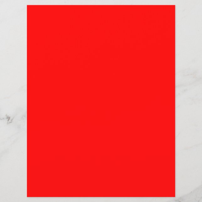 Personlig Red 8,5" x 11" Flyer för valfri Tillfäll (Framsidan)