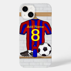 Personlig Red and Blue Football Ocer Jersey