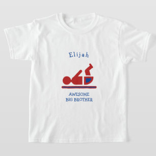 Personlig Red Baby FANTASTISK BIG BROTHER T Shirt