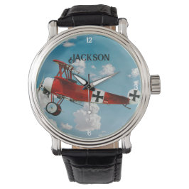 Personlig Red Baron Fokker Armbandsur