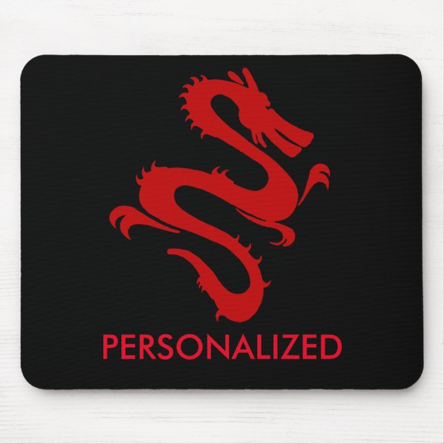 Personlig Red Dragon Musmatta (Framsidan)