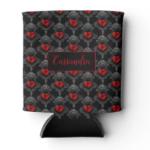 Personlig Red Goth Heart Cooler