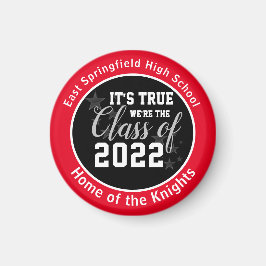 Personlig Red High School Class of 2022 Magnet