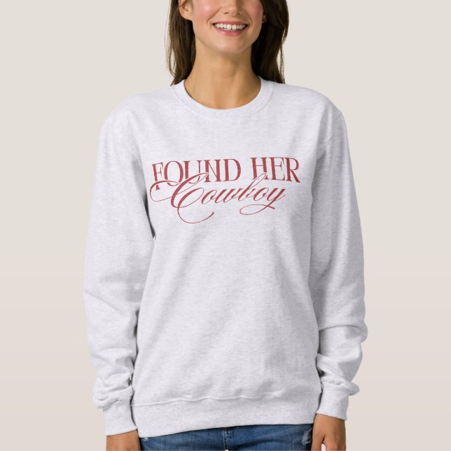 Personlig Red hittade sin Cowboy Bachelorette T Shirt (Framsida)