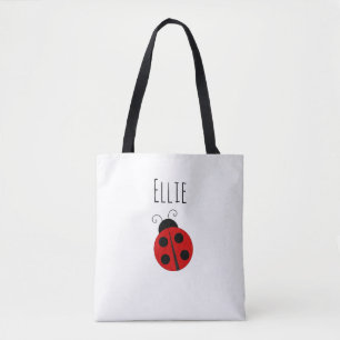 Personlig Red Ladybug Bag Tygkasse