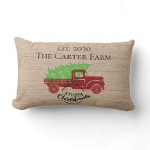 Personlig Red Lastbil Julgran