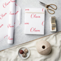 Personlig Red Namn Script