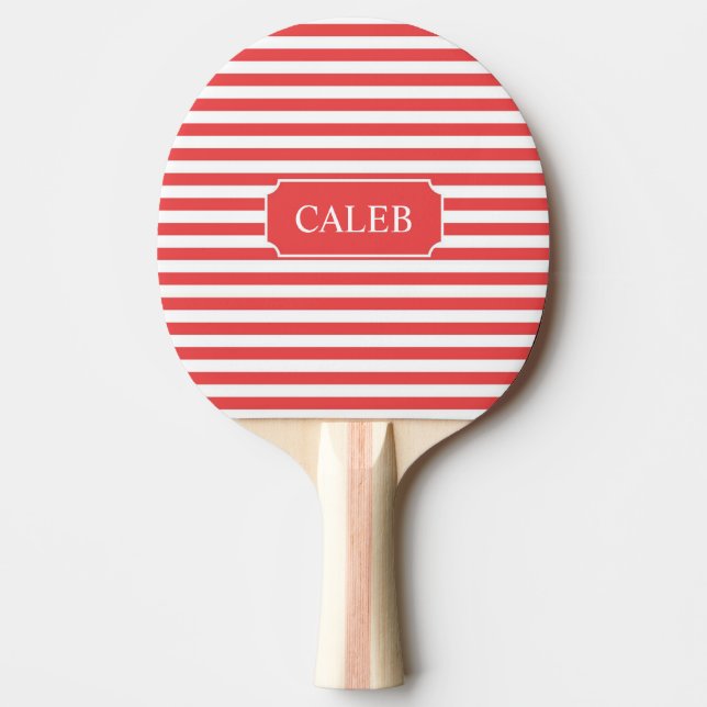 Personlig Red Rand Ping Pong Paddle Pingisracket (Framsidan)