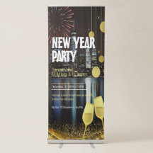Personlig redigerbart nytt år Party