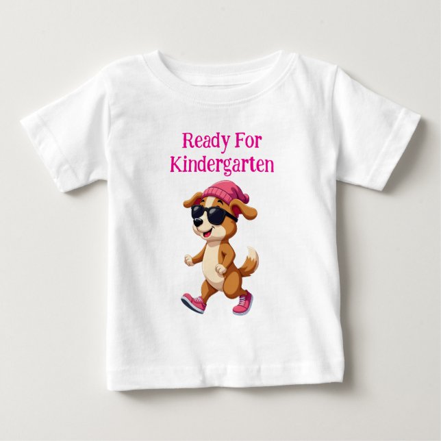 Personlig Redo för Kindergarten T Shirt (Framsida)