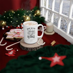Personlig Redragen Teacher School Principal Kaffemugg