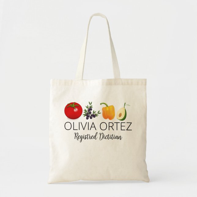 Personlig Registered Dietitian Gift, Anpassningsba Tygkasse (Framsidan)