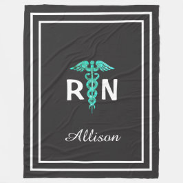 Personlig Registrerad Nurse RN Caduceus Medical Fleecefilt