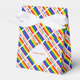 Personlig regnbågshjältarnas LGBTQ-ställd tält Presentaskar