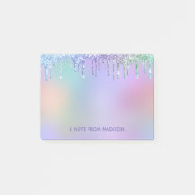 Personlig Regnbågsvällning Glitter