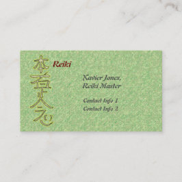 Personlig Reiki Master affärskort Visitkort