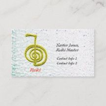 Personlig Reiki Master affärskort