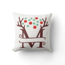 Personlig Reindeer Antlers Namn ’M’