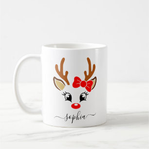 Personlig Reindeer jul Kaffemugg