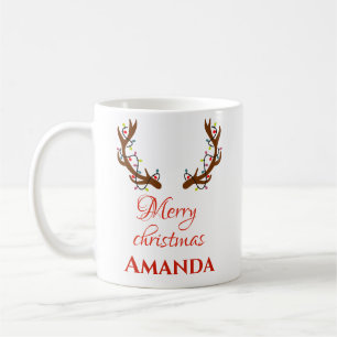 Personlig renar- God jul Kaffemugg
