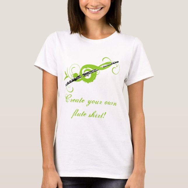 Personlig Rensning och platt Tee Shirt (Framsida)
