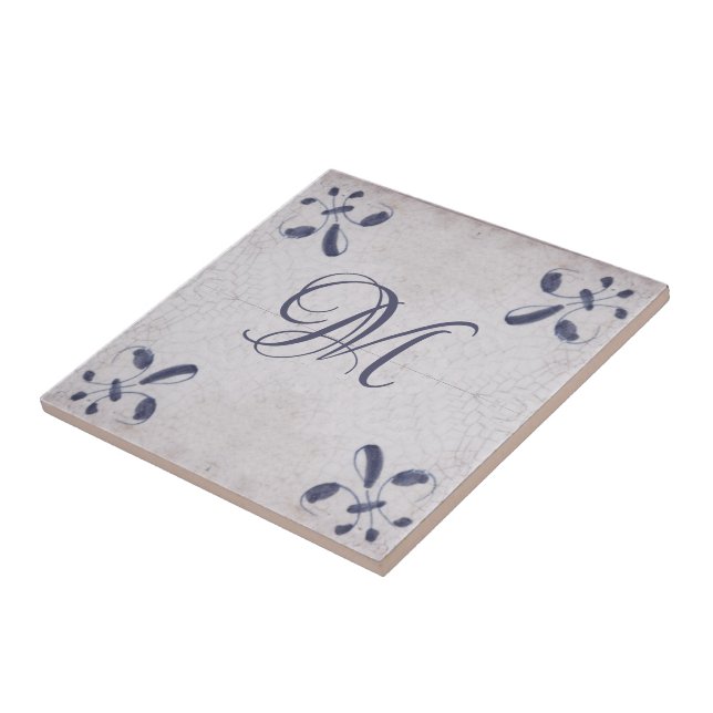 Personlig Repro Portuguesa Blue Azulejos Tile Kakelplatta (Sidan)