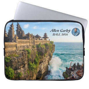 Personlig resa till Uluwatu Bali Temple-klippan Laptop Fodral