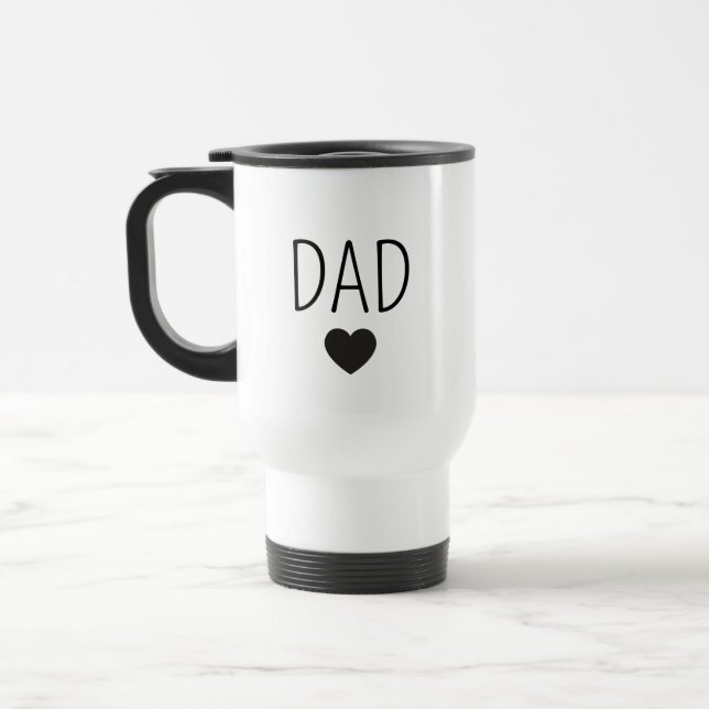 Personlig resemugg för pappa, anpassad kaffekopp (Vänster)