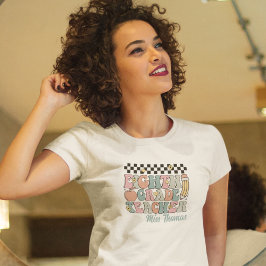 Personlig Retro 8:e Klass Lärare T Shirt