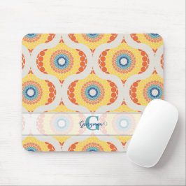 Personlig Retro Aegean Summer Radiant Mandala Musmatta