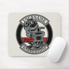 Personlig Retro BarberShop Barber Ordförande Salon Musmatta