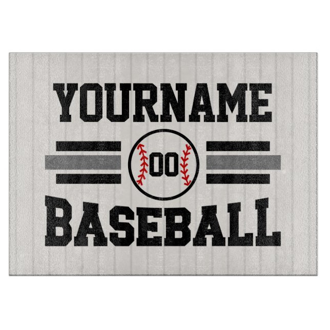 Personlig Retro Baseball Player NAMN Team (Framsidan)