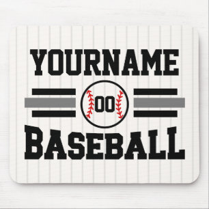 Personlig Retro Baseball Player NAMN Team Musmatta