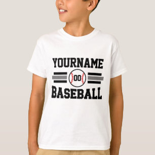 Personlig Retro Baseball Player NAMN Team T Shirt