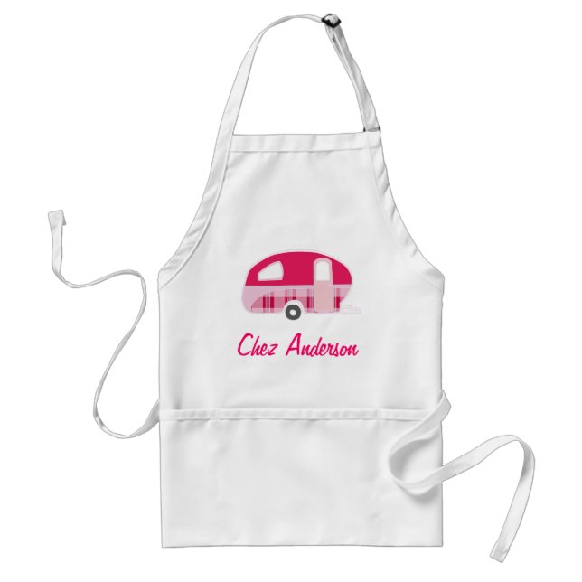 Personlig Retro Caravan Aprons Förkläde (Framsidan)