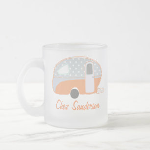 Personlig Retro Caravan Art Mugg