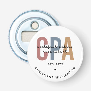 Personlig Retro CPA Auktoriserad Public Accountant Flasköppnare