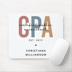 Personlig Retro CPA Auktoriserad Public Accountant Musmatta