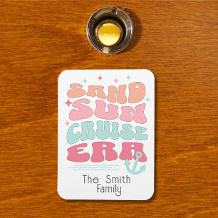 Personlig Retro Cruise Era-familjen Namn Magnet