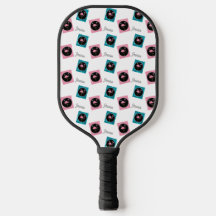 Personlig Retro Flamingo Pickleball Paddle