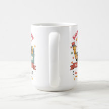 Personlig Retro Förskolelärare Mugg Gåva