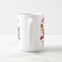 Personlig Retro Förskolelärare Mugg Gåva