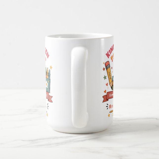 Personlig Retro Förskolelärare Mugg Gåva (Handtag)