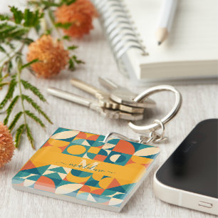 Personlig Retro Geometric Colorful