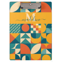 Personlig Retro Geometric Colorful
