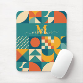 Personlig Retro Geometric Colorful Musmatta
