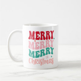 PERSONLIG Retro God jul GIFT EVERYONE Kaffemugg